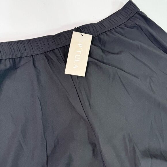 P'tula Training Shorts Womens Large Black Comfort Athletic New Elastic Waist - Picture 4 of 9